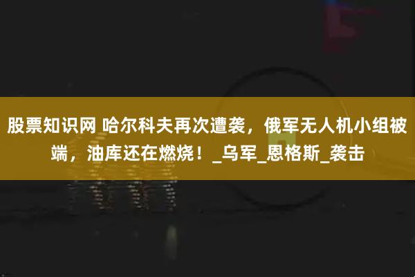 股票知识网 哈尔科夫再次遭袭，俄军无人机小组被端，油库还在燃烧！_乌军_恩格斯_袭击